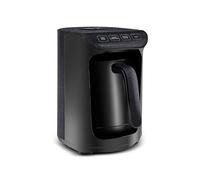 KARACA Hatır Köz Milky Turkish Coffee Machine, Traditional Turkish Coffee Maker, 5-Cup, Ember-Style Brew, Milk & Hot Chocolate Modes, Anti-Overflow, Auto Shut-Off, Shiny Black