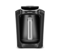 KARACA Hatır Neo Silver Turkish Coffee Maker, 535W, 4-in-1 Automatic Milk Coffee & Hot Chocolate Maker, 5-Cup Capacity (300ml), Over-Boiling Prevention, Silver