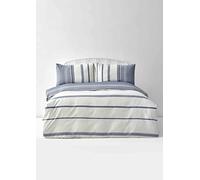 Karaca Home Indigo Dobby Woven Double Duvet Cover Set