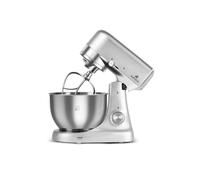 Karaca Ironmax Cast Stand Mixer for Baking, 5L Stainless Steel Bowl, 1000W Electric Food Mixer, 8 Speeds with Pulse, Dough Hook, Whisk & Flat Beater, Grey