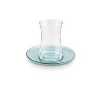 Karaca Juliet 12-Piece Turkish Tea Set for 6 People, Dishwasher Safe, Turkish Tea Set, Green