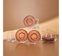 KARACA Juliet Tea Set, 12 Piece, Mocha Mousse | A coordinated 12-piece Juliet collection in the Mocha Mousse colourway.