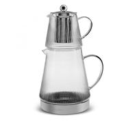 Karaca Keops Borosilicate Glass Teapot, 1500 ml, Glass, Drinking Vessel, Temperature Resistant, Tea Maker Glass Jug, Suitable for Tea Warmers