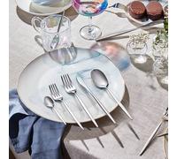 Karaca Lizbon 30-Piece Stainless Steel Cutlery Set for 6 People, Silver