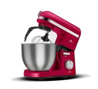 Karaca Mastermaid Chef Pro Stand Mixer - 1500W Electric Stand Mixers for Baking, Dough Mixer with Non-Stick 5L Bowl, 6-Speed, Dough Hook, Whisk, Red