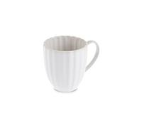 Karaca New Daisy Stoneware Teapot, 550ml, Elegant White Finish Tea Pot, Reactive Glaze, Dishwasher Safe, Drip-Free Spout for Perfect Tea Infusion