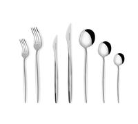 Karaca New Porto 84-Piece Cutlery Set for 12 People, Stainless Steel Cutlery Set, Elegant and Complete Solution for Your Dining Room