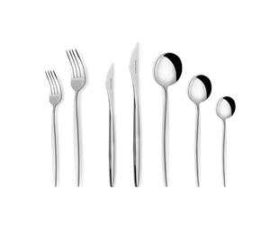 Karaca New Porto 84-Piece Cutlery Set for 12 People, Stainless Steel Cutlery Set, Elegant and Complete Solution for Your Dining Room