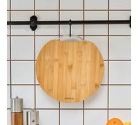 Karaca Owen Bamboo Chopping Board - Large Wooden Cutting Board for Kitchen