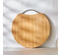 Karaca Owen Bamboo Round Chopping Board, Small, 25cmx25cm, Wood