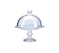 KARACA Rory Steh Cake Stand, 19 cm, Elegant Glass Cake Stand for Stylish Presentations and Memorable Enjoyment Moments