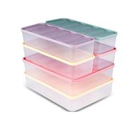 Karaca Stella 6-Piece Freezer Storage Container, 3,5L - 1,65L, Multi