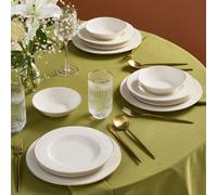 Karaca Stream Bone China Massimo 24-Piece Dinner Set For 6 People, Gold