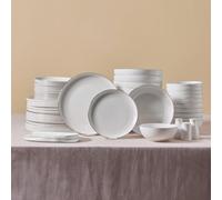 Karaca Streamline Favaro 53-Piece Tableware Set for 12 People Platinum