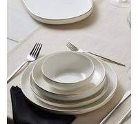 Karaca Streamline Saturn Tableware Set for 4 People, 19-Piece - Stylish Tableware for Your Kitchen and Dining Room