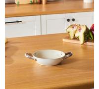 Karaca Swiss Crystal 16Cm Non-Stick Induction Shallow Pan With Stainless Steel Handle, Cream