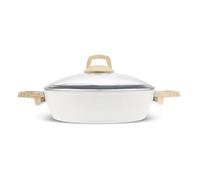 Karaca Swiss Crystal Induction Casserole, 30cm, Creamy