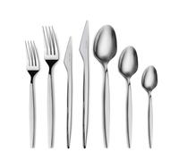 Karaca Thor 84-Piece Table Cutlery with Box, Stainless Steel in Elegant Box, Stylish Cutlery for Demanding Table Culture