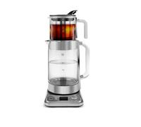 Karaca x by Refika XL Glass Tea Maker and Kettle, 2200W, 2,8L, Inox