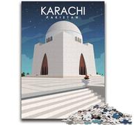 Karachi Pakistan Jigsaw Puzzles for Teenagers 2000 Pieces, Brain Intelligence Challenge Addictive Toys Birthday Gifts for Age 14+ 2000pcs(70x100cm)