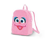 Sesame Street Abby Cadabby Face-Plush Backpack, Pink, 22 x 27 cm, Capacity 7 L
