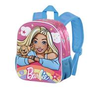Karactermania Barbie Rainbow-Small 3D Backpack, Pink, 26 x 31 cm, Capacity 8.5 L