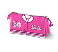 Karactermania - Barbie - Varsity - Triple Pencil Case - OFFICE - P2222z