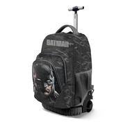 Karactermania Batman Face-Fan GTS Trolley Backpack, Black, 32 x 47 cm, Capacity 39 L