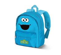 KARACTERMANIA Sesame Street Cookie Monster Face-Joy Preschool Backpack, Blue, 22 x 27 cm, Capacity 5 L