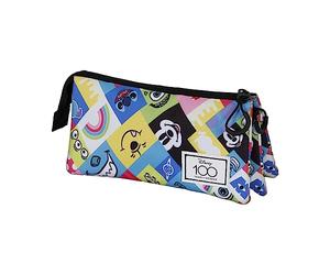 KARACTERMANIA DISNEY 100 Ans - Collage - Trousse Triple '23x11x7cm'