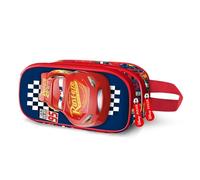 KARACTERMANIA Disney Cars 3 Cups-3D Double Pencil Case, Black, 22 x 10 cm