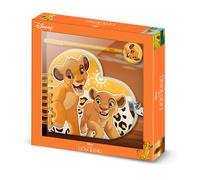 Disney Lion King Africa-Heart Diary + Pen, Yellow