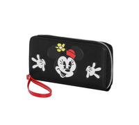 Disney Minnie Mouse Face-Essential Wallet, Black, 19 x 10 cm
