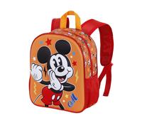 Disney Mickey Mouse Whisper-Small 3D Backpack, Orange, 11 x 26 x 31 cm, Capacity 8.5 L