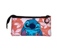 Lilo and Stitch Maui-Fan Triple Pencil Case 2.0, Pink, 23 x 11 cm