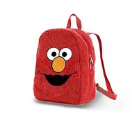 KARACTERMANIA Sesame Street Elmo Face-Plush Backpack, Red, 22 x 27 cm, Capacity 7 L
