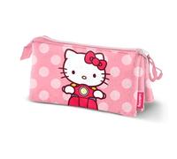 KARACTERMANIA Hello Kitty Moto-Triple Pencil Case, Pink 23 x 11 cm