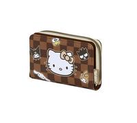 Karactermania Hello Kitty Squares Wallet 10x15x3 Cm Brown Kids