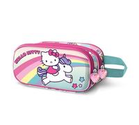 KARACTERMANIA Hello Kitty Unicorn-3D Double Pencil Case, Pink, 22 x 10 cm