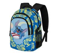 Adaptable backpack Karactermania Disney Stitch Blue 44x34x21 cm