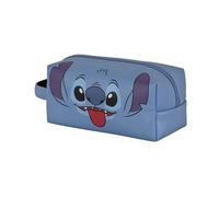 Karactermania Lilo and Stitch Face-Brick Plus Travel Toiletry Bag, Blue, 25 x 12 cm