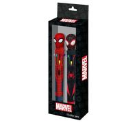 Marvel Spiderman Peter-Pack of 2 10-Coloured Pens, Red, 9.5 x 23 cm