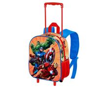 Karactermania Marvel The Avengers Attack 3d 34x26x13 Cm 12l Wheeled Backpack