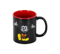 Mickey Mouse Face-Mug, Black, 13 x 9.5 cm