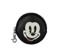 Karactermania Mickey Mouse Face-Cookie Coin Purse, Black, 8.7 x 8.7 cm