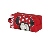 Karactermania Minnie Mouse Curious-Brick Plus Travel Toiletry Bag, Red, 25 x 12 cm