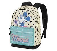 Disney Minnie Mouse Cheese-FAN HS Backpack 2.0, Blue, 18 x 30 x 41 cm, Capacity 22 L