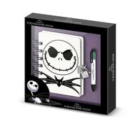 Disney Nightmare Before Christmas Jack-Pack of A5 Diary + 6-Coloured Pen, Lilac