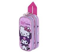Karactermania Sanrio Hello Kitty Playful-3D Double Pencil Case, Pink, 22 x 10 cm