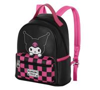 Sanrio Kuromi Chess-Small Heady Backpack, Multicolour, 22 x 25 cm, Capacity 8 L